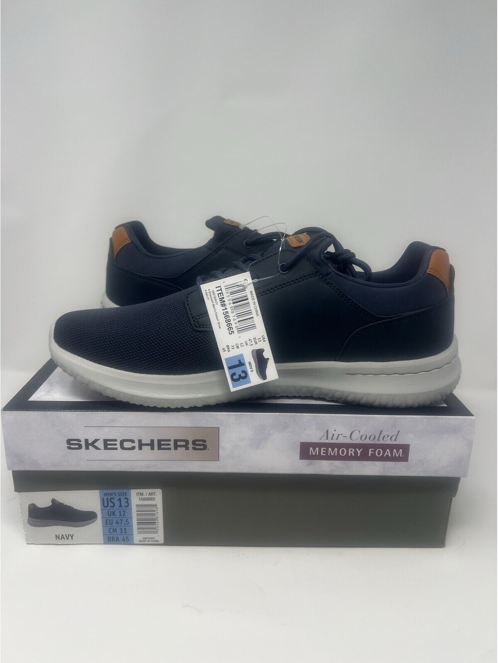 Skechers Air-cooled Memory Foam Casual Footwear Men's size 13 NIB